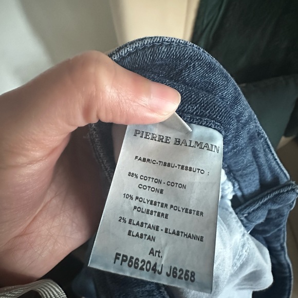 Pierre Balmain Low-Rise Distressed Skinny Leg Jeans - Picture 11 of 15